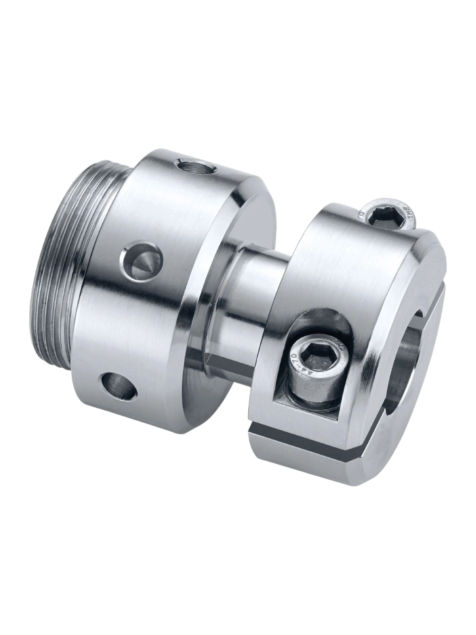 Shaft Receptacle, LR 1000.40, Stainless Steel (FFKM Sealing), for the Installation of S 25 KV Series Mechanical Homogenizer Shafts on IKA LR 1000 Series Laboratory Reactors