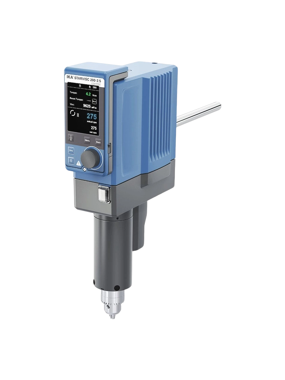 Viskozimetre, STARVISC 200-2.5 Control, 0/6-2000 RPM, 100 L, 100000 mPas Maksimum Viskozite, 200 Ncm Tork, Zaman Ayarlı, TFT Ekran