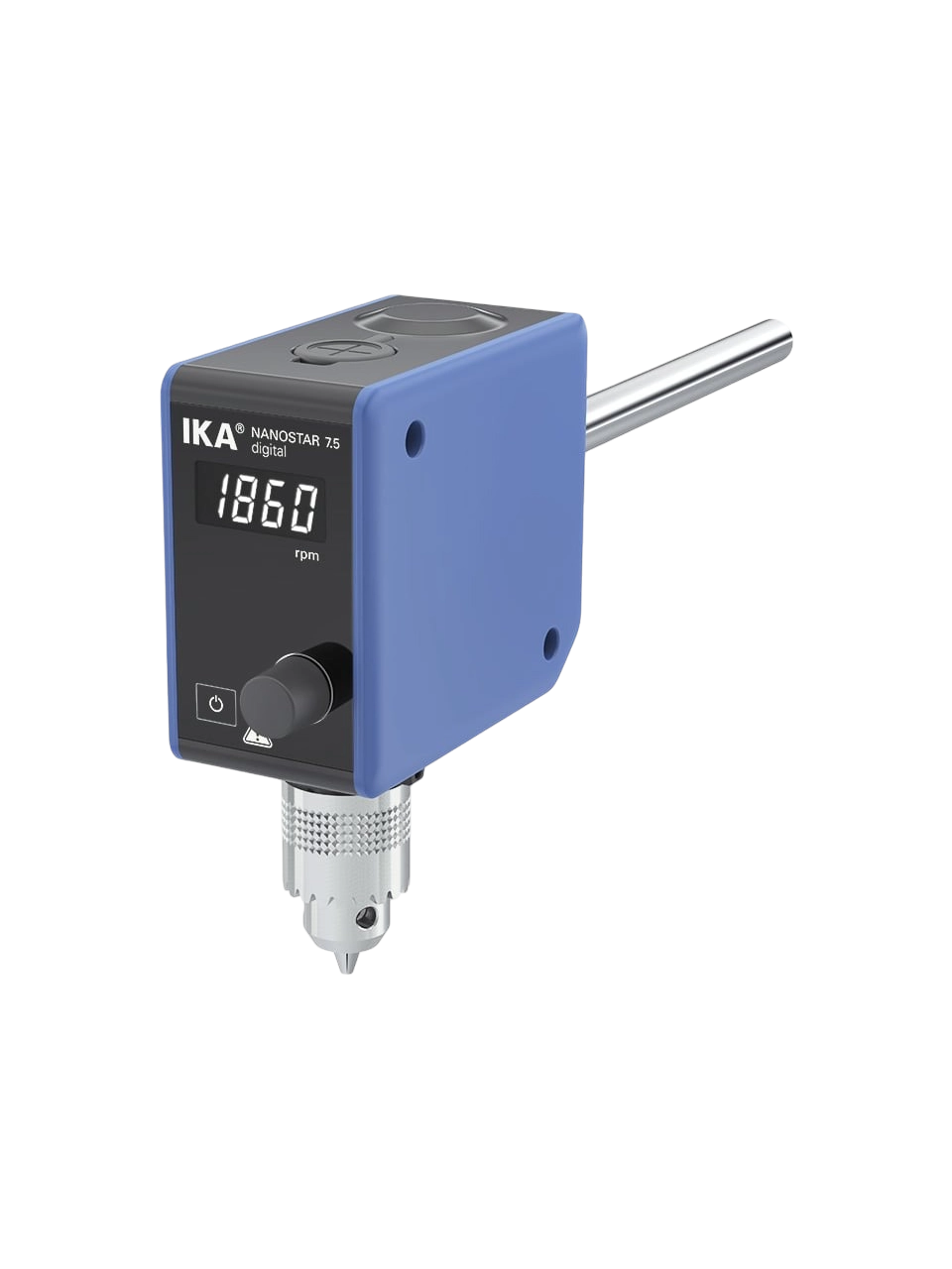 Mekanik Karıştırıcı, NANOSTAR 7.5 Digital, 0/50-2000 RPM, 5 L, 4000 mPas Maksimum Viskozite, 7,5 Ncm Tork, Zamanlayıcısız, LED Hız Göstergesi