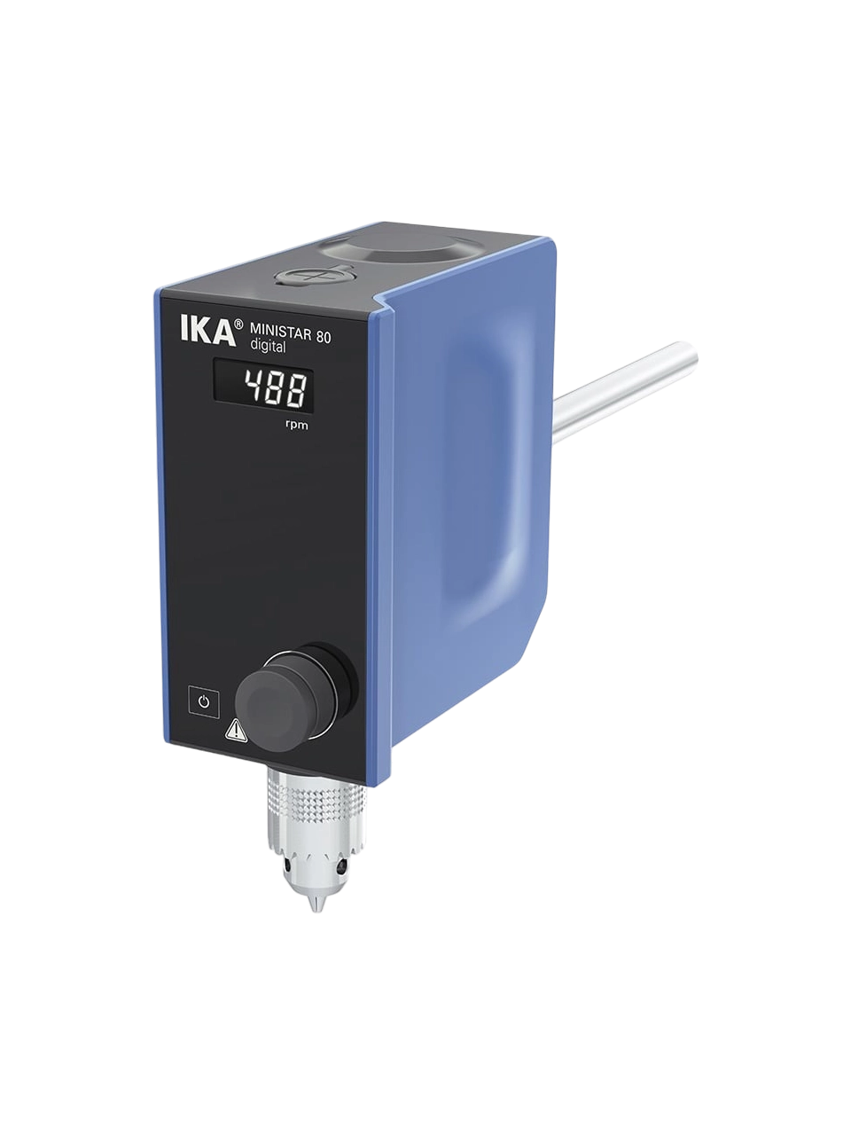 Mekanik Karıştırıcı, MINISTAR 80 Digital, 0/50-500 RPM, 50 L, 60000 mPas Maksimum Viskozite, 80 Ncm Tork, Zamanlayıcısız, LED Hız Göstergesi