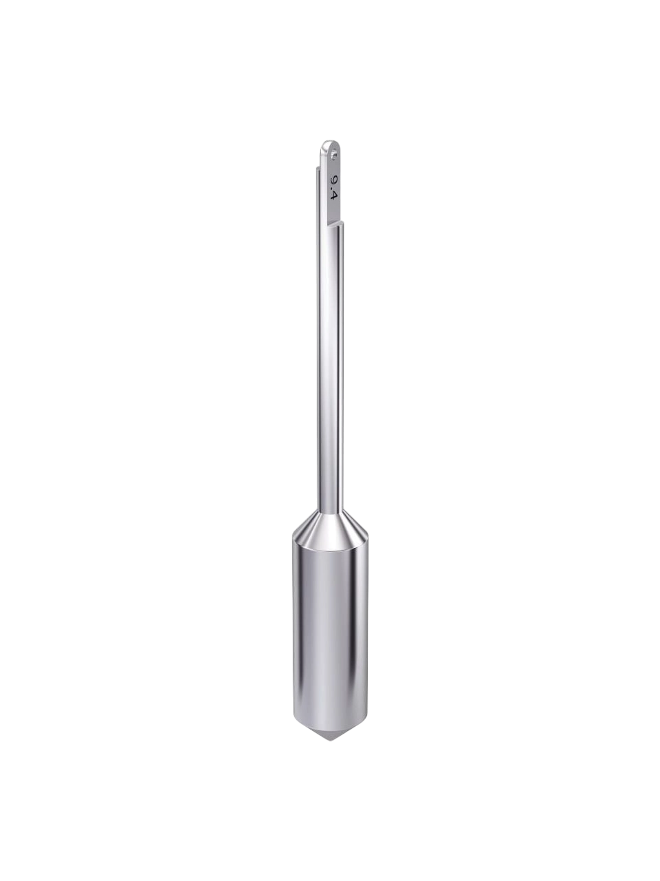 Viskozimetre Şaftı, VOL-SP-9.4, Paslanmaz Çelik, IKA ROTAVISC ve ROTATEMP Viskozimetreler İçin, Silindir Geometri, 9,4 mm Çap, 77,3 mm Uzunluk