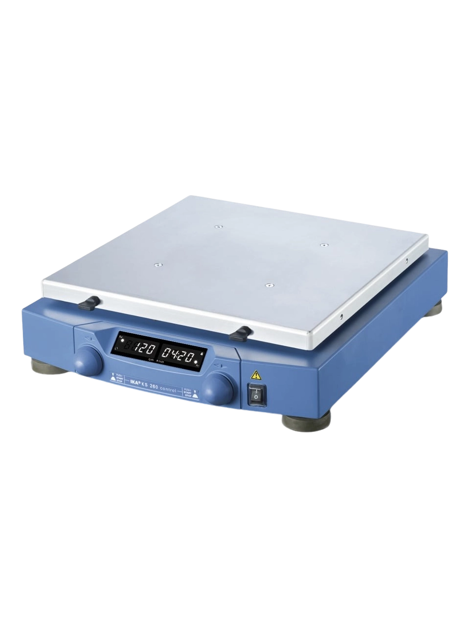 Orbital (Dairesel) Çalkalayıcı, KS 260 Control, 0-500 RPM, Orbital, 10 mm Çalkalama Çapı, Zaman Ayarlı, Son Nokta Konumlandırma Fonksiyonu, LED Hız ve Zaman Göstergesi