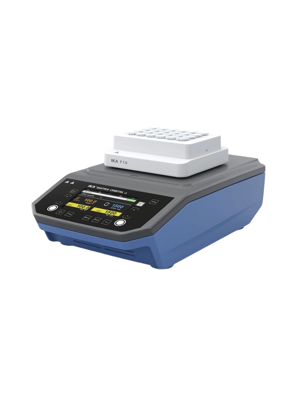 Termal Çalkalayıcı, MATRIX Orbital Delta F1.5, 0-1500 RPM, Ortam Sıcaklığı +4°C-100°C, Zaman Ayarlı, 24 Adet 1,5 ml Tüp Kapasiteli Sabit Ek, TFT Hız-Zaman-Sıcaklık Göstergesi