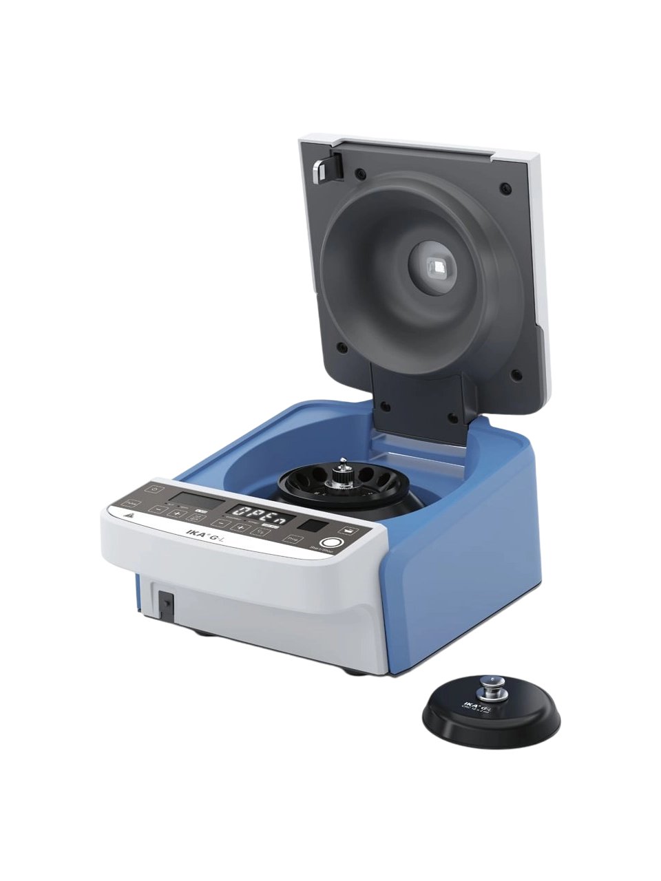 Santrifüj, IKA G-L, 800-15700 RPM Hız Aralığı, Zaman Ayarlı, 1,5/2 ml Tüpler ve 0,2 ml PCR Tüpler İçin, LED Zaman ve Hız Göstergeli