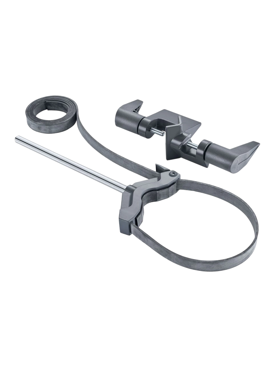 Kayışlı Kıskaç, RH 5, Kapları Duvara Sabitlemek İçin, 25-36 mm Stand Çapı İçin ve 40-300 mm Kap Çapı İçin, IKA R 270 Nivolu