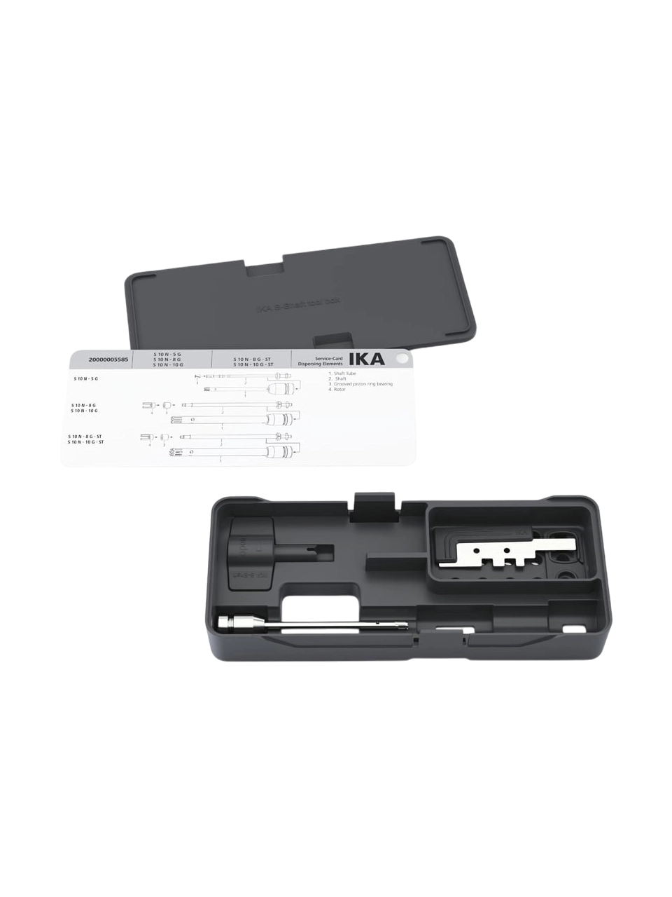 Mekanik Homojenizatör Şaftı, S 10 N - 5 G, Paslanmaz Çelik, IKA T 10 Basic Mekanik Homojenizatörler İçin, 5 mm Çap, 92 mm Uzunluk