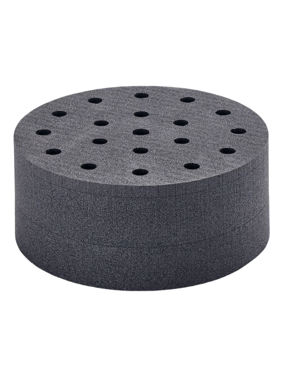 Tüp Tutucu Ek, VG 3.32, IKA Vortex 2/3 Serisi Vorteks Karıştırıcılarda VG 3.3 Universal Ek İle Kullanım İçin, 18 Adet 10 mm Çaplı Reaktif Şişesi Kapasitesi