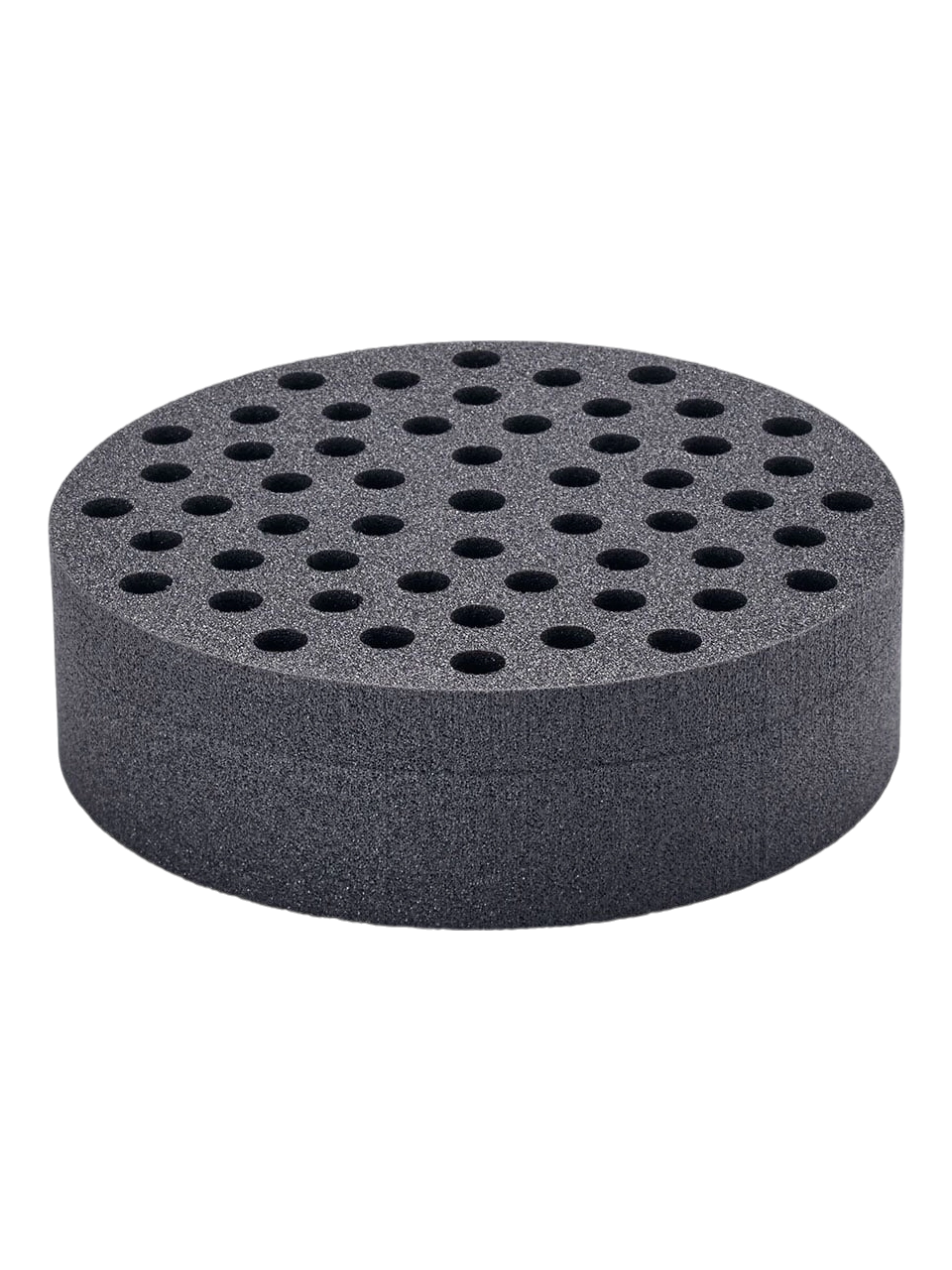 Tüp Tutucu Ek, VG 3.31, IKA Vortex 2/3 Serisi Vorteks Karıştırıcılarda VG 3.3 Universal Ek İle Kullanım İçin, 54 Adet 10 mm Çaplı Reaktif Şişesi Kapasitesi