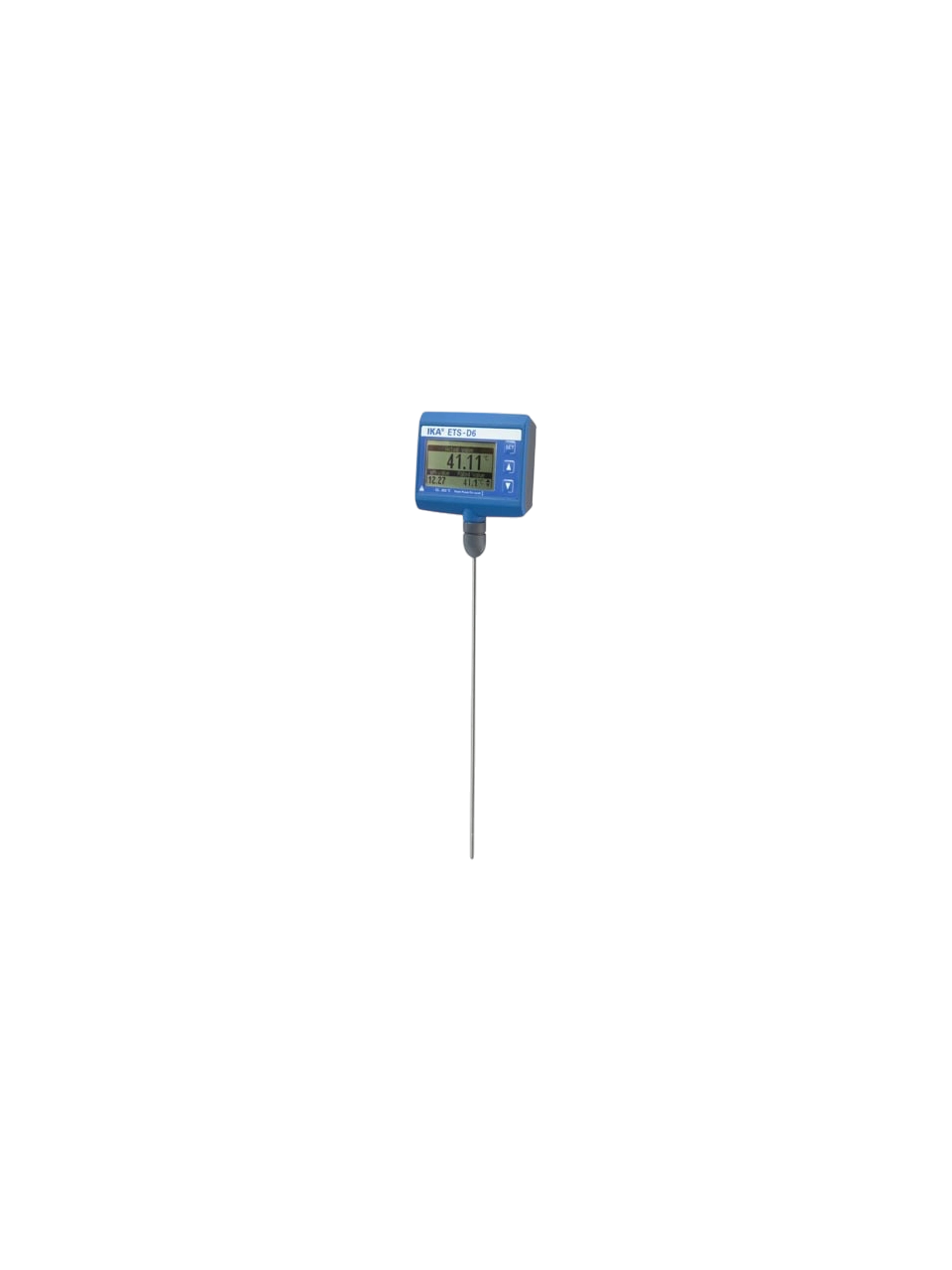 Kontakt Termometre, ETS-D6, LCD Ekran, H 62 Paslanmaz Çelik Sensör (-10…400°C), Entegre pH Ölçümü, 200 mm Daldırma Derinliği