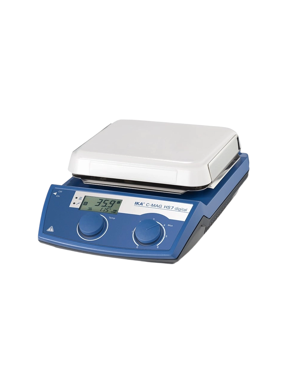 Manyetik Karıştırıcı, C-MAG HS 7 Digital, 180x180 mm Seramik Plaka, 100-1500 RPM, Isıtıcılı (500°C), PT1000 Sıcaklık Sensörü, Tek Pozisyonlu, 10 L, Zamanlayıcısız, LCD Ekran