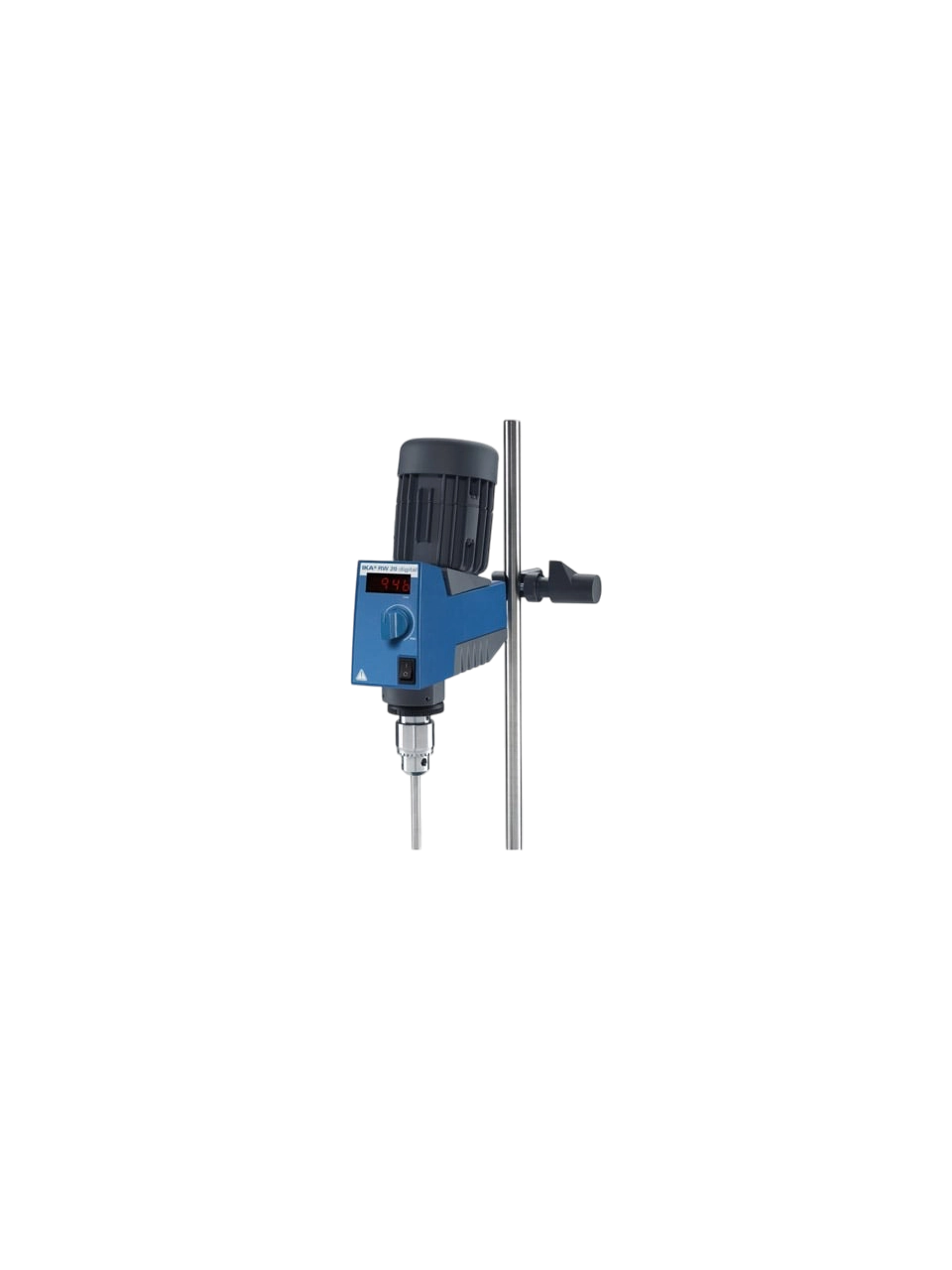 Mekanik Karıştırıcı, RW 20 Digital, 60-2000 RPM, 20 L, 10000 mPas Maksimum Viskozite, 150 Ncm Tork, Zamanlayıcısız, LED Hız Göstergesi