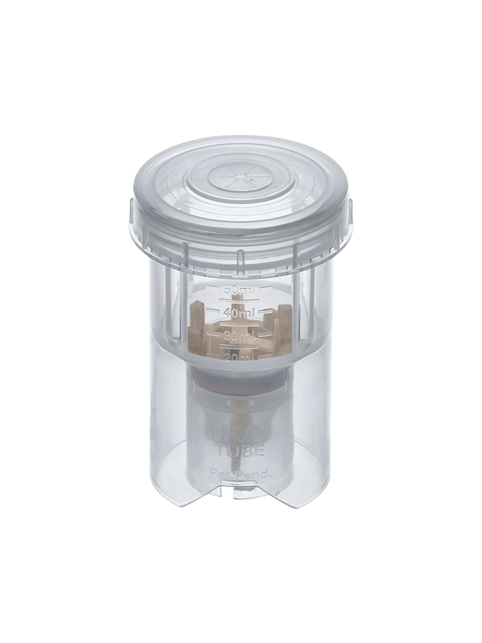 Dispersiyon Tüpü, DT-50-M-Gamma, P.P, PEEK + PTFE Dispersiyon Ünitesi, IKA ULTRA-TURRAX® Tube Drive/Drive Control İçin, Steril, 48 mm Çap, 50 ml Hacim, 10 adet/paket