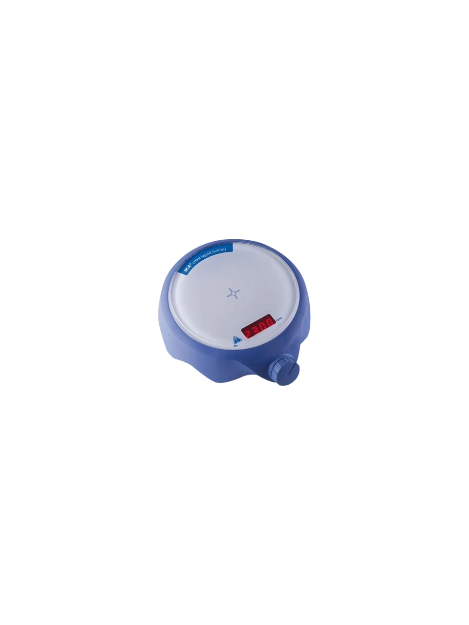 Manyetik Karıştırıcı, Color Squid White, 115 mm Cam Plaka, 0-2500 RPM, Isıtıcısız, Tek Pozisyonlu, 1 L, Zamanlayıcısız, LED Ekran