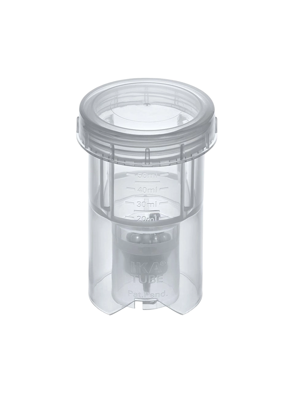 Bilyalı Öğütme Tüpü, BMT-50-G, P.P, Cam Bilyalı, IKA ULTRA-TURRAX® Tube Drive/Drive Control İçin, Non-Steril, 48 mm Çap, 50 ml Hacim, 10 adet/paket