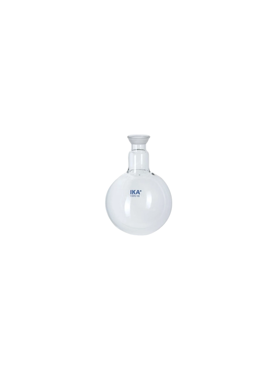 Toplama Balonu, RV 10.100, Borosilikat Cam, Şeffaf, Dibi Yuvarlak, Tek Boyunlu, KS 35/20 Şilifli, 100 ml Hacim
