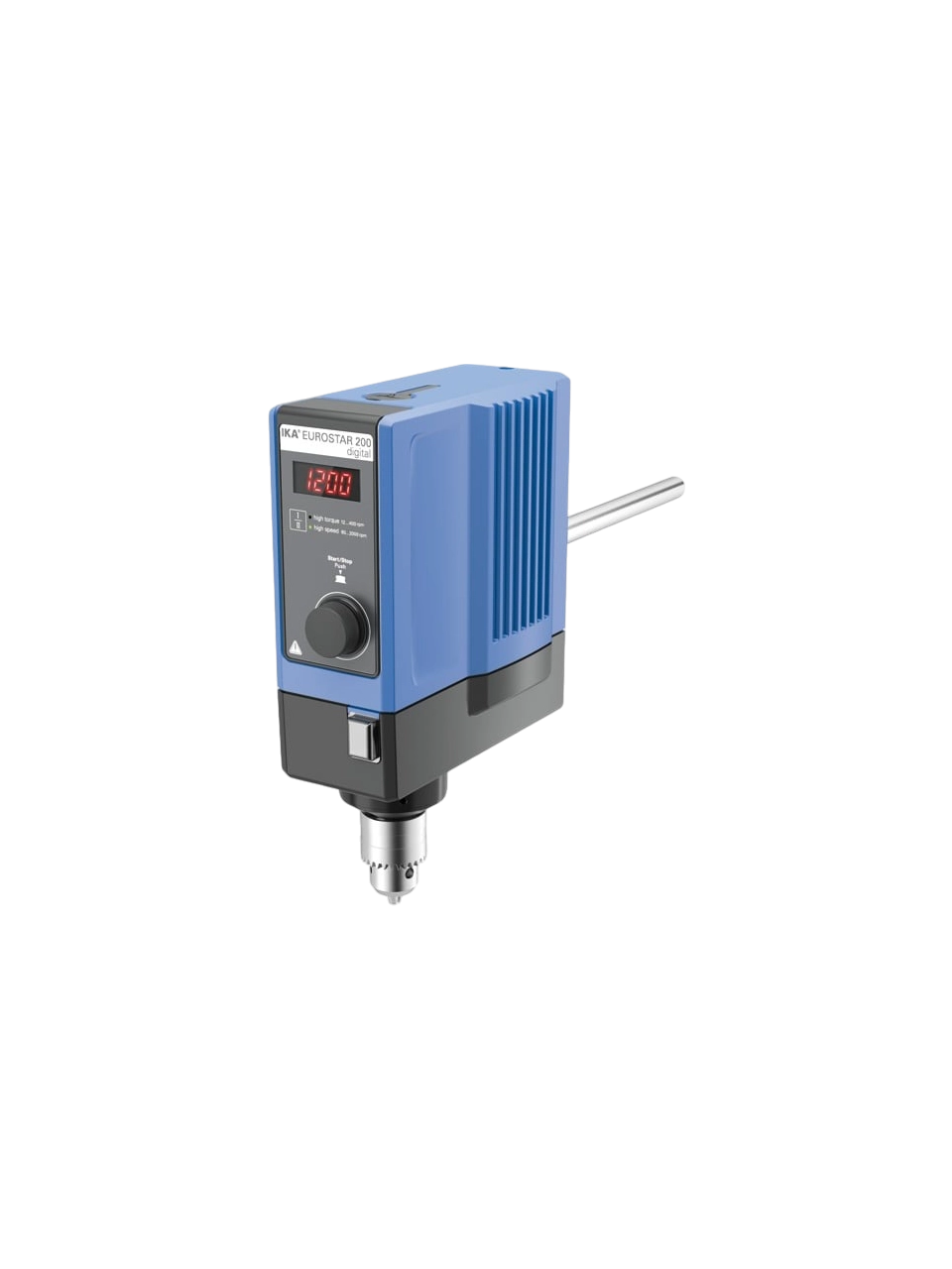 Mekanik Karıştırıcı, EUROSTAR 200 Digital, 0/6-2000 RPM, 100 L, 100000 mPas Maksimum Viskozite, 200 Ncm Tork, Zamanlayıcısız, LED Hız Göstergesi