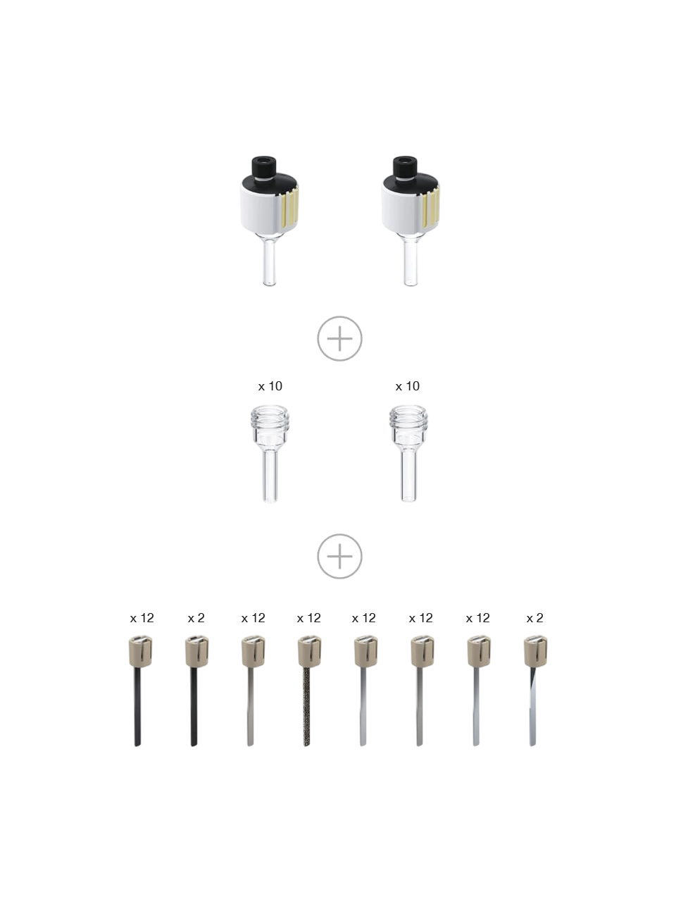Electrosynthesis Micro Electrode and Vial Set, ElectraSyn 2.0 MicroStarter Kit, for IKA ElectraSyn 2.0 Electrosynthesis and Voltammetry Systems, 98 pcs/set