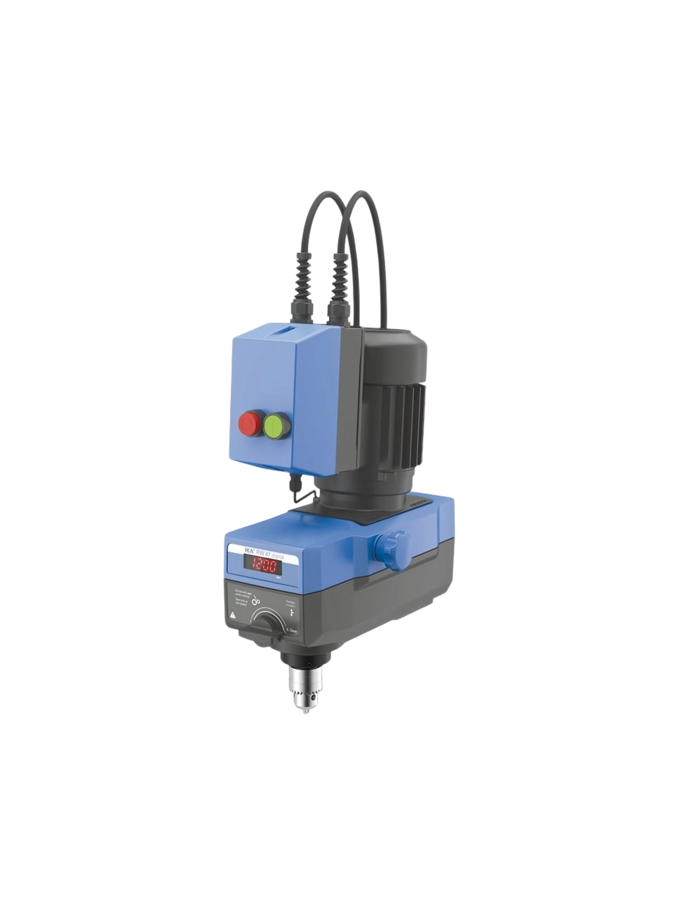 Mekanik Karıştırıcı, RW 47 Digital, 57-1300 RPM, 200 L, 100000 mPas Maksimum Viskozite, 3000 Ncm Tork, Zamanlayıcısız, LED Hız Göstergesi