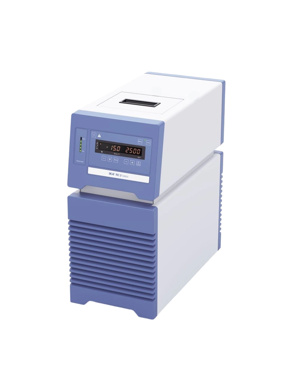 Devridaim Soğutucu (Chiller), RC 2 Basic, -20°C-Ortam Sıcaklığı, 18 L/dak Basınç/Emiş Pompası, 1,4-4 L Dolum Hacmi, LED Ekran