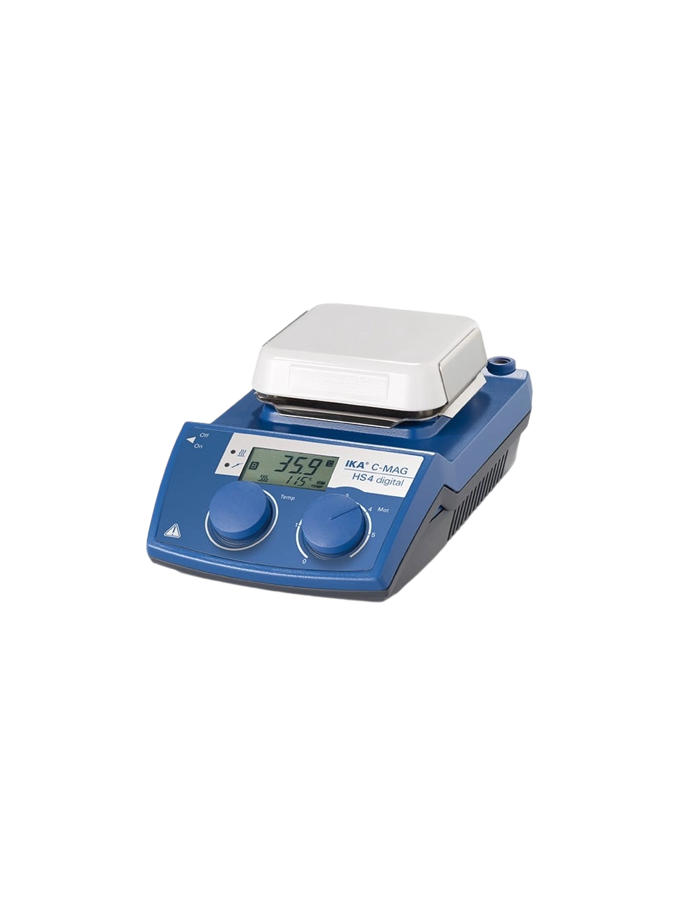 Manyetik Karıştırıcı, C-MAG HS 4 Digital, 100x100 mm Seramik Plaka, 100-1500 RPM, Isıtıcılı (500°C), PT1000 Sıcaklık Sensörü, Tek Pozisyonlu, 5 L, Zamanlayıcısız, LCD Ekran