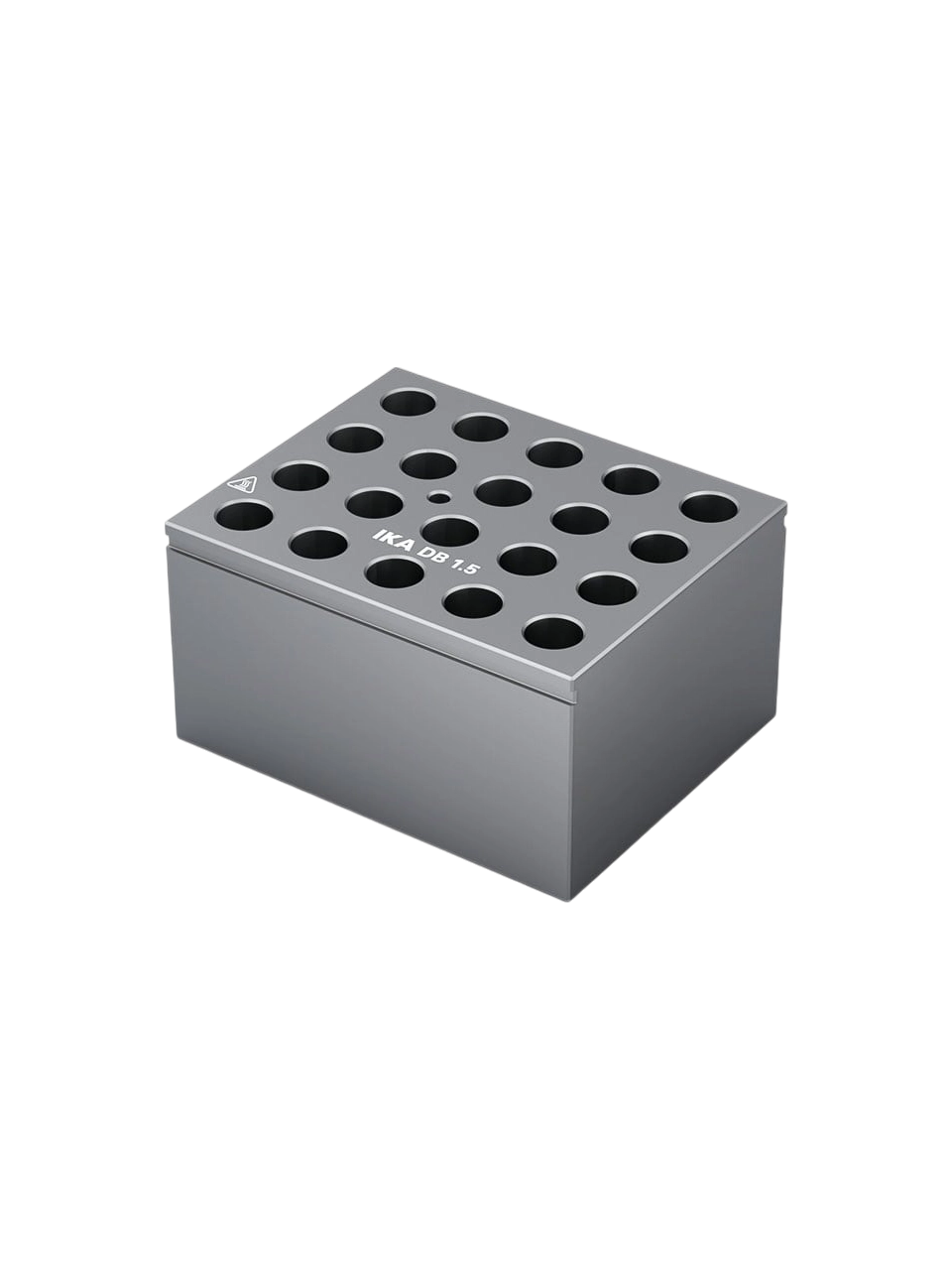 Kuru Isıtma Bloğu, DB 1.5, Alüminyum Eloksal, 20 Yuvalı, 2 ml Mikrosantrifüj Tüpler İçin, 95×76×51 mm Ebatlar