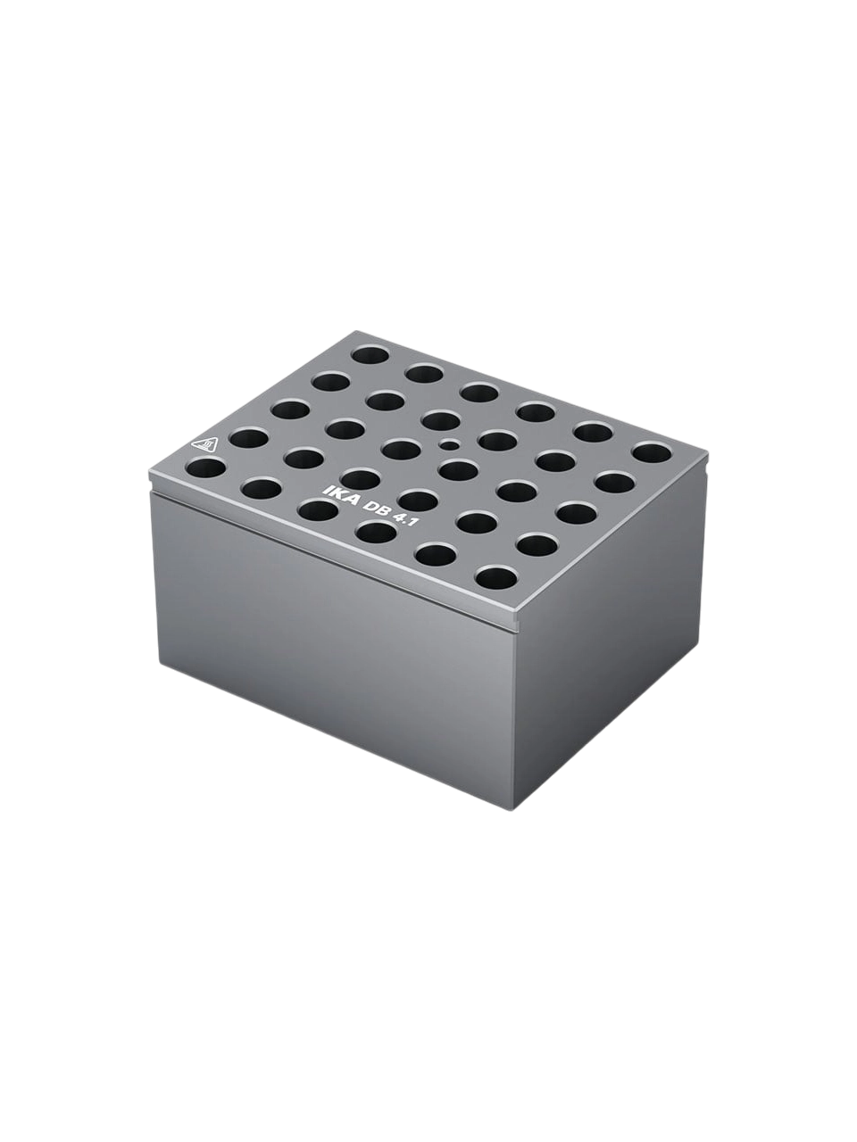 Kuru Isıtma Bloğu, DB 4.1, Alüminyum Eloksal, 30 Yuvalı, 6 mm Yuvarlak Tabanlı Tüpler İçin, 95×76×51 mm Ebatlar