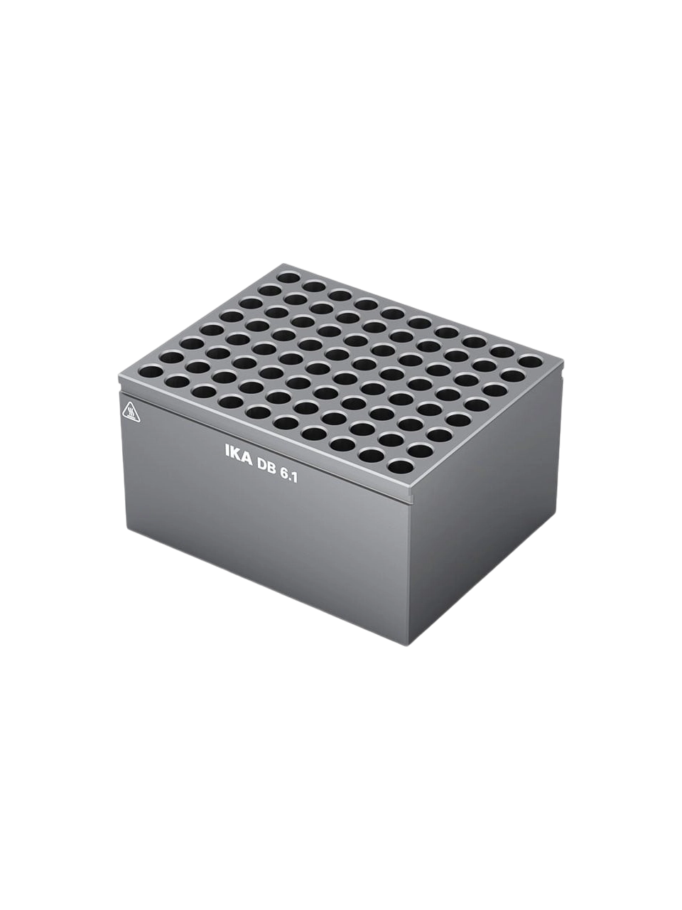 Kuru Isıtma Bloğu, DB 6.1, Alüminyum Eloksal, 80 Yuvalı, 0,2 ml Tüpler İçin, 95×76×51 mm Ebatlar