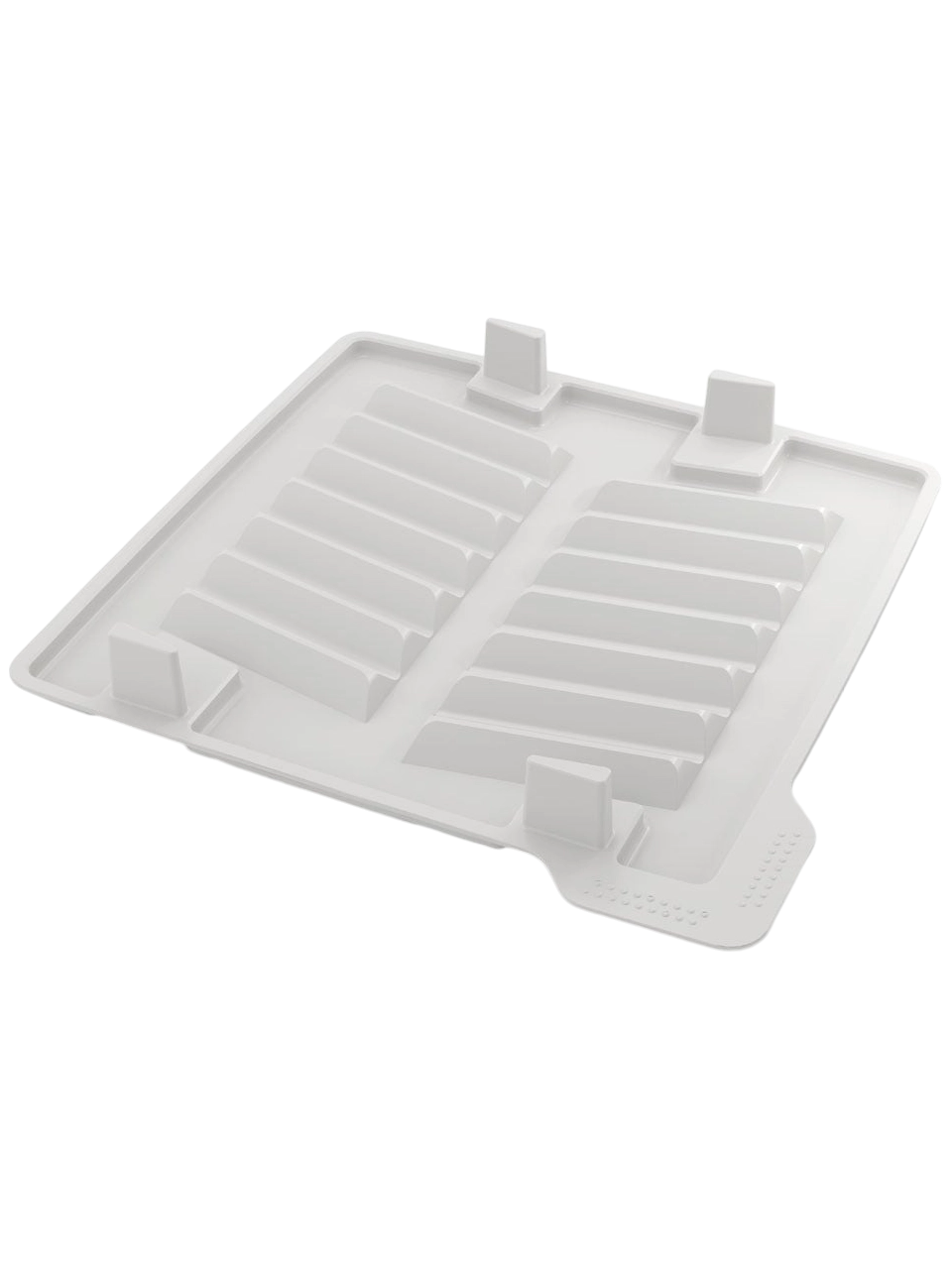 Tepsi, TB 2, IKA ROCKER 2D/3D Sallamalı Çalkalayıcılar İçin, 264,1 x 35 x 264,1 mm Ebatlar, 12 Adet 16 mm Çap ve 15 ml Hacimli Tüp Kapasitesi