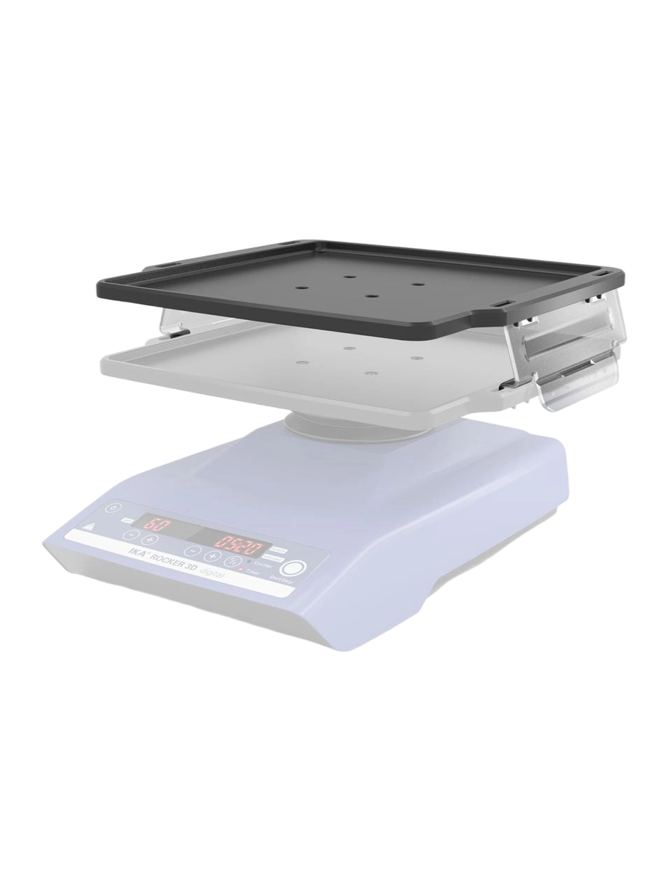 İstifleme Eki, A 2, IKA ROCKER 2D/3D Sallamalı Çalkalayıcılar İçin, 256 x 280 mm Ebatlar