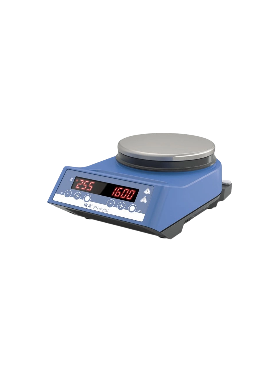 Manyetik Karıştırıcı, RH Digital, 135 mm Paslanmaz Çelik Plaka, 100-2000 RPM, Isıtıcılı (320°C), Tek Pozisyonlu, 15 L, Zamanlayıcısız, LED Ekran