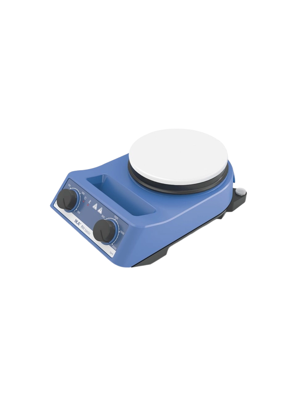 Manyetik Karıştırıcı, RH Basic White, 135 mm Teknik Emaye Plaka, 100-2000 RPM, Isıtıcılı (320°C), Tek Pozisyonlu, 15 L, Ekransız ve Zamanlayıcısız