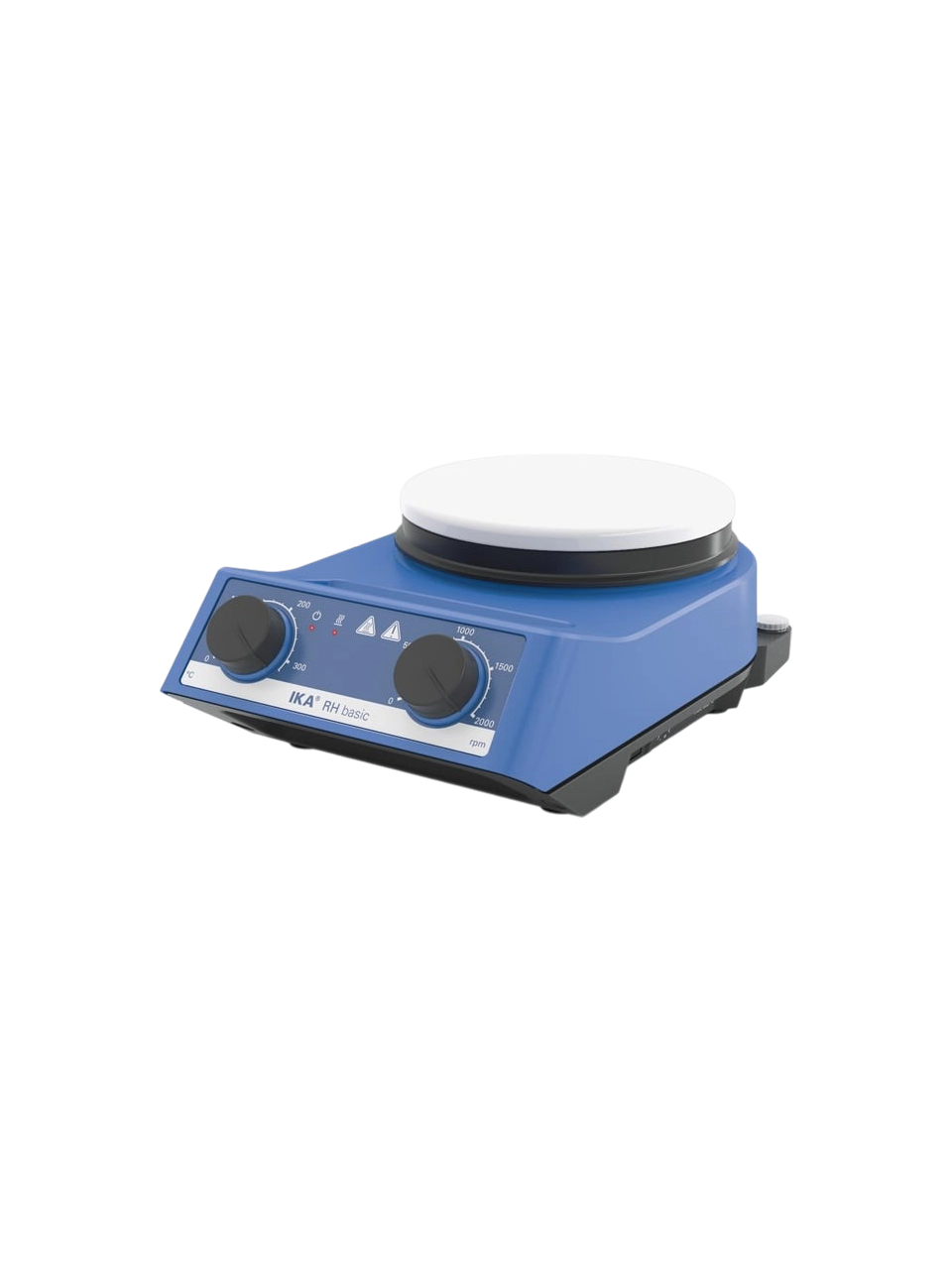 Manyetik Karıştırıcı, RH Basic White, 135 mm Teknik Emaye Plaka, 100-2000 RPM, Isıtıcılı (320°C), Tek Pozisyonlu, 15 L, Ekransız ve Zamanlayıcısız