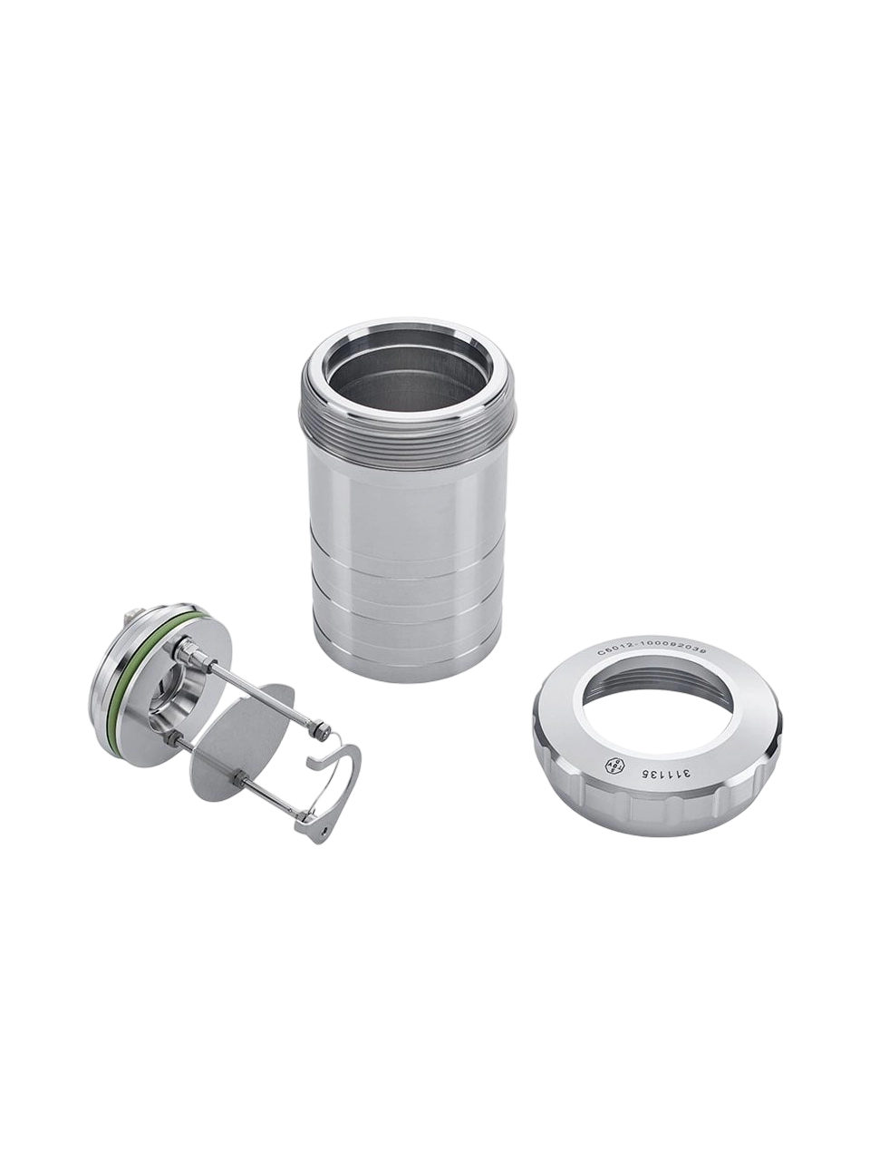 Decomposition Vessel, C 5012, Halogen Resistant Stainless Steel, for IKA C 200 H Bomb Calorimeters, 230 bar Maximum Pressure, 210 ml Useable Volume