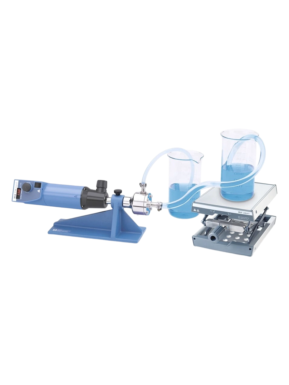 Mechanical Homogenizer, UTL 25 Digital Inline ULTRA-TURRAX®, 3000-25000 RPM, 11,6 L/min Pump, 0,001-2 L (H₂O), No Timer, LED Speed Display