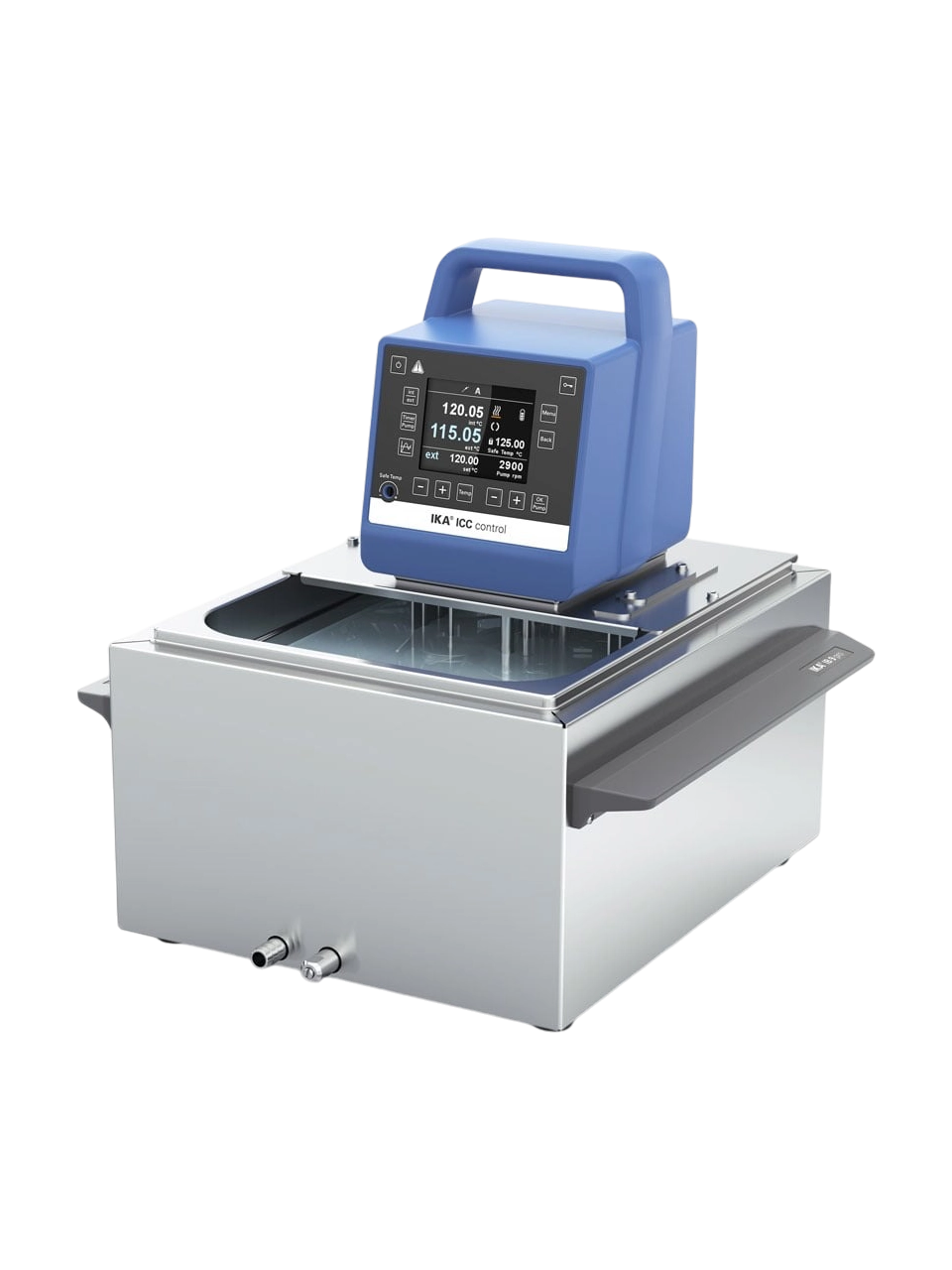 Sirkülasyonlu Su Banyosu, ICC Control Pro 9, Ortam Sıcaklığı-150°C, 18 L/dak Basınç/Emiş Pompası, 9 L Paslanmaz Çelik Banyo, TFT Ekran