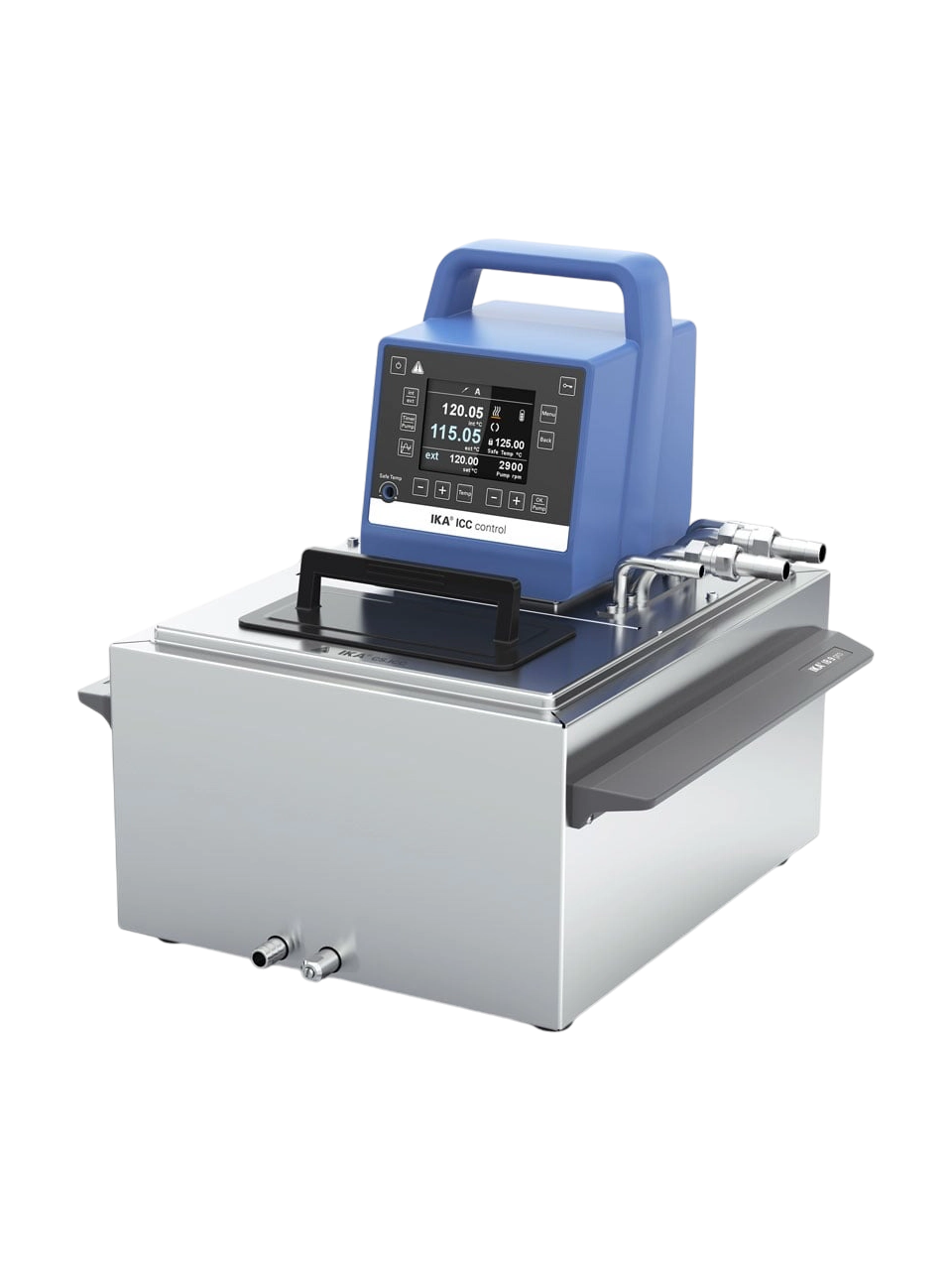 Sirkülasyonlu Su Banyosu, ICC Control Pro 9 C, Kombine, Ortam Sıcaklığı-150°C, 18 L/dak Basınç/Emiş Pompası, 9 L Paslanmaz Çelik Banyo, TFT Ekran