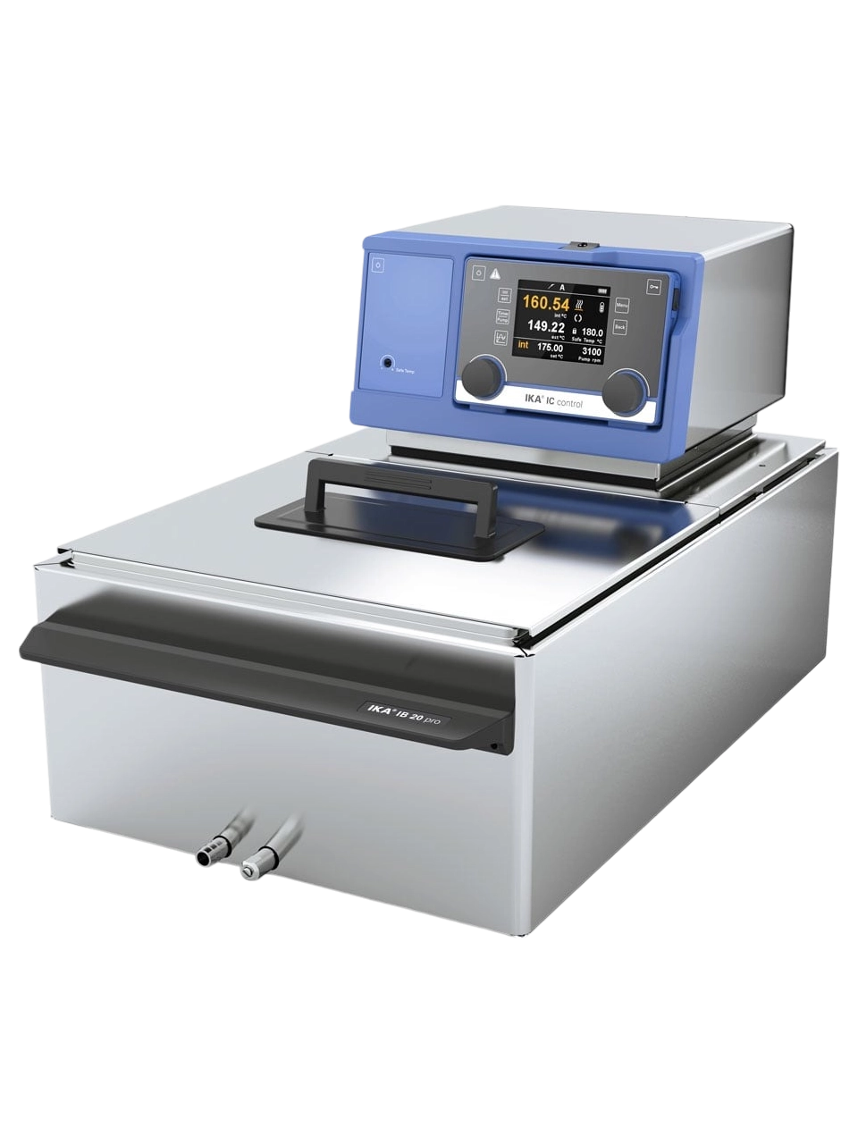 Sirkülasyonlu Su Banyosu, IC Control Pro 20 C, Kombine, Ortam Sıcaklığı-250°C, 26 L/dak Basınç/Emiş Pompası, 20 L Paslanmaz Çelik Banyo, TFT Ekran