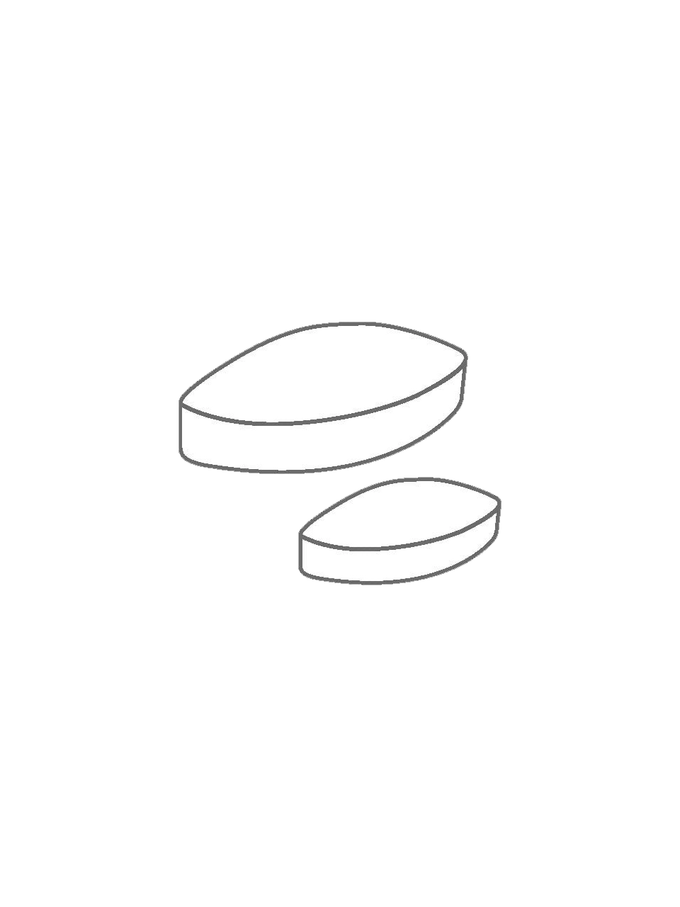 Manyetik Balık, IKAFLON, PTFE Kaplı ALNICO Mıknatıs, Oval-Elips Form, Otoklavlanabilir, 20 x 10 mm Ebatlar, 5 adet/paket