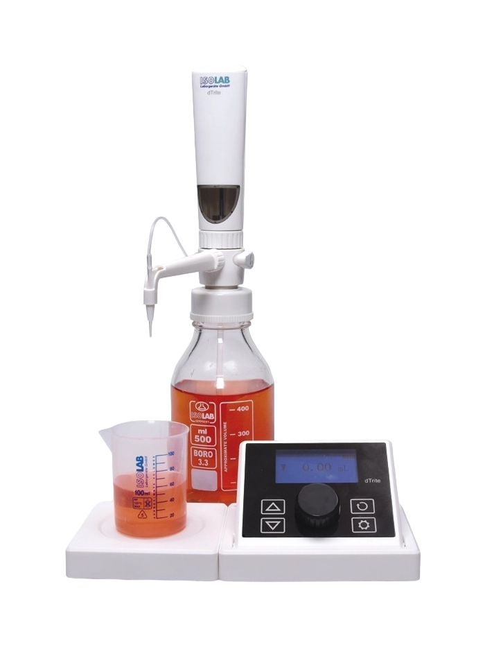 Bottle-Top Burette (Titrator), Digital, with Recirculation Valve 100 ml Capacity, 0,01 ml Accuracy, W/O PC Interface