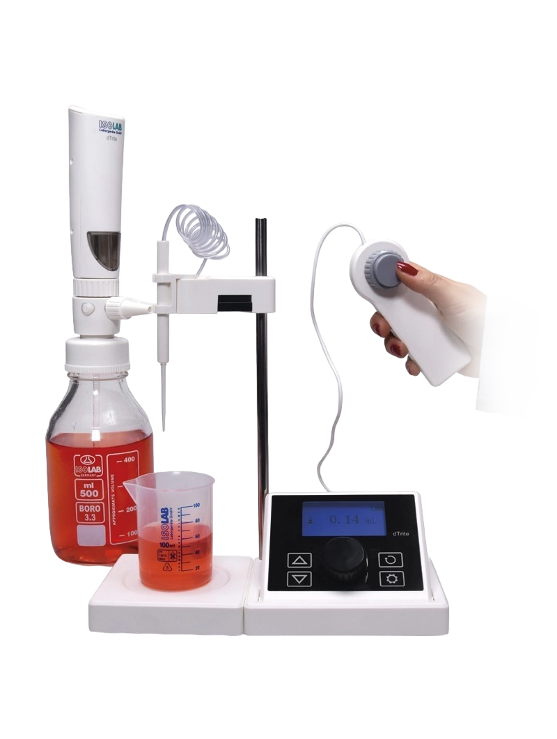 Bottle-Top Burette (Titrator), Digital, with Recirculation Valve 100 ml Capacity, 0,01 ml Accuracy, W/O PC Interface