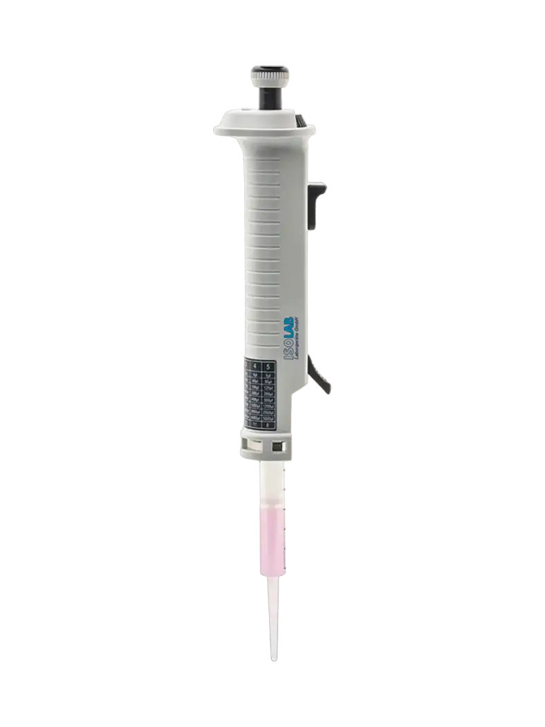 Repetitive Pipette, Manual, 0,5-50 ml Volume Range, 5 Volume Settings, 7 Different Tip Sizes