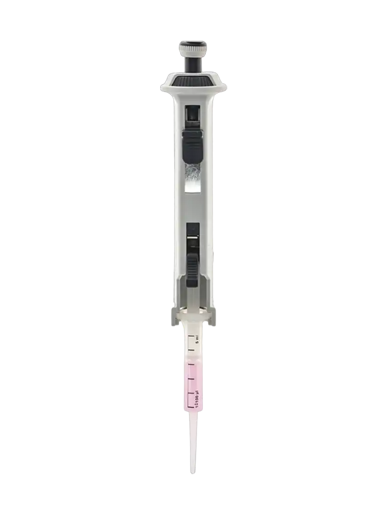 Repetitive Pipette, Manual, 0,5-50 ml Volume Range, 5 Volume Settings, 7 Different Tip Sizes