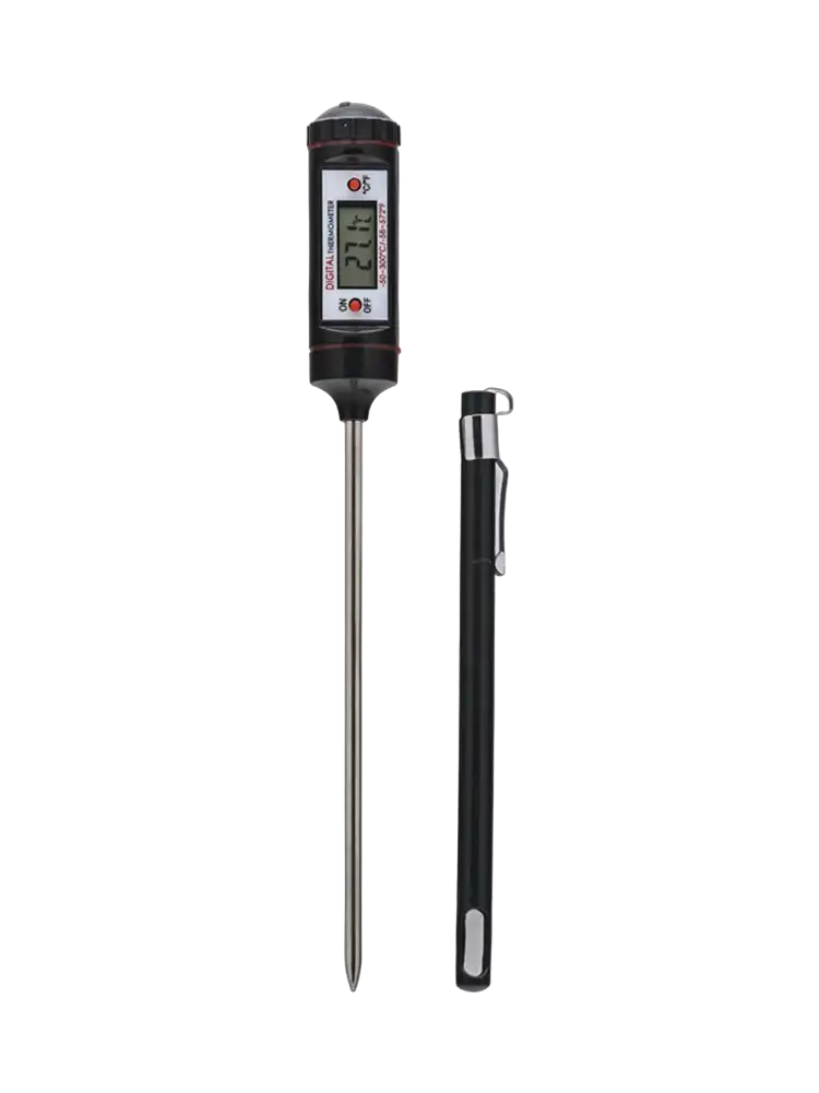 Termometre, Dijital, Kalem Tip, 12,7 cm Saplama Problu, 19 x 8 mm LCD Ekran (-50+300°C)