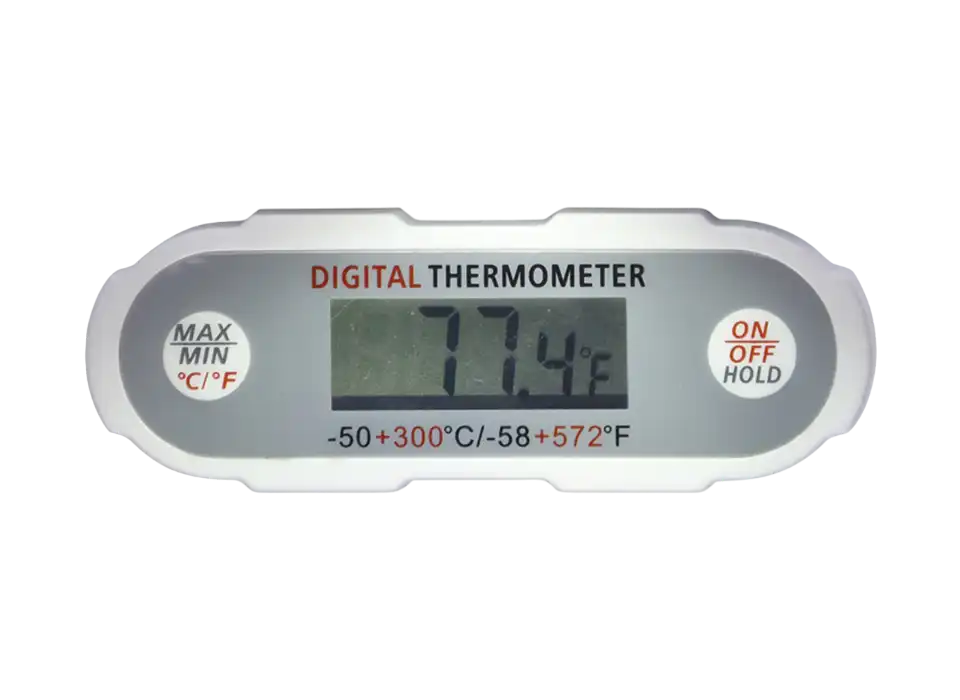 Termometre, Dijital, Kalem Tip, 12 cm Saplama Problu, 34 x 14 mm LCD Ekran (-50+300°C)