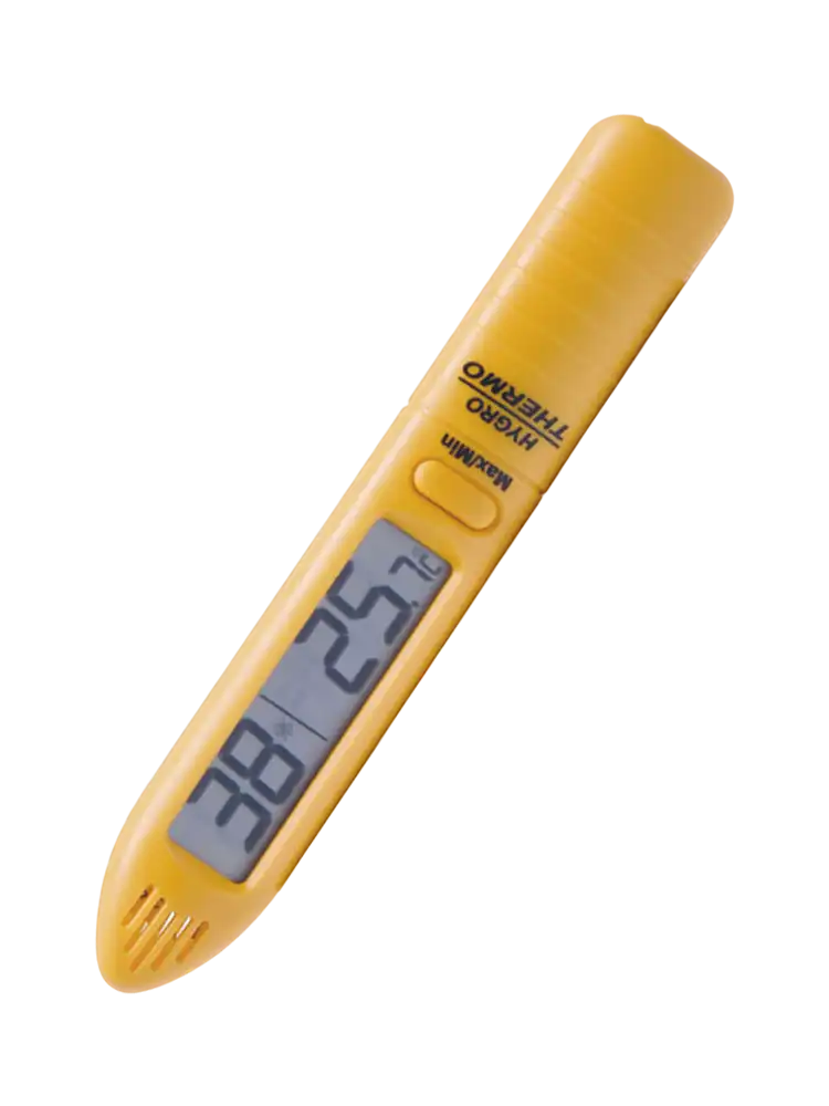 Termohigrometre, Dijital, Kalem Tip, 13,8 cm Uzunluk, 52 x 13 mm LCD Ekran (0+50°C, %20-%95 RH)