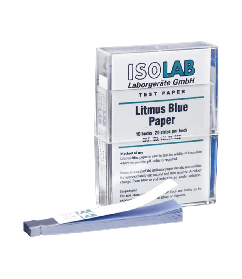 Lithmus Papers, 8,0-5,0 pH, Blue, 200 strips/pack