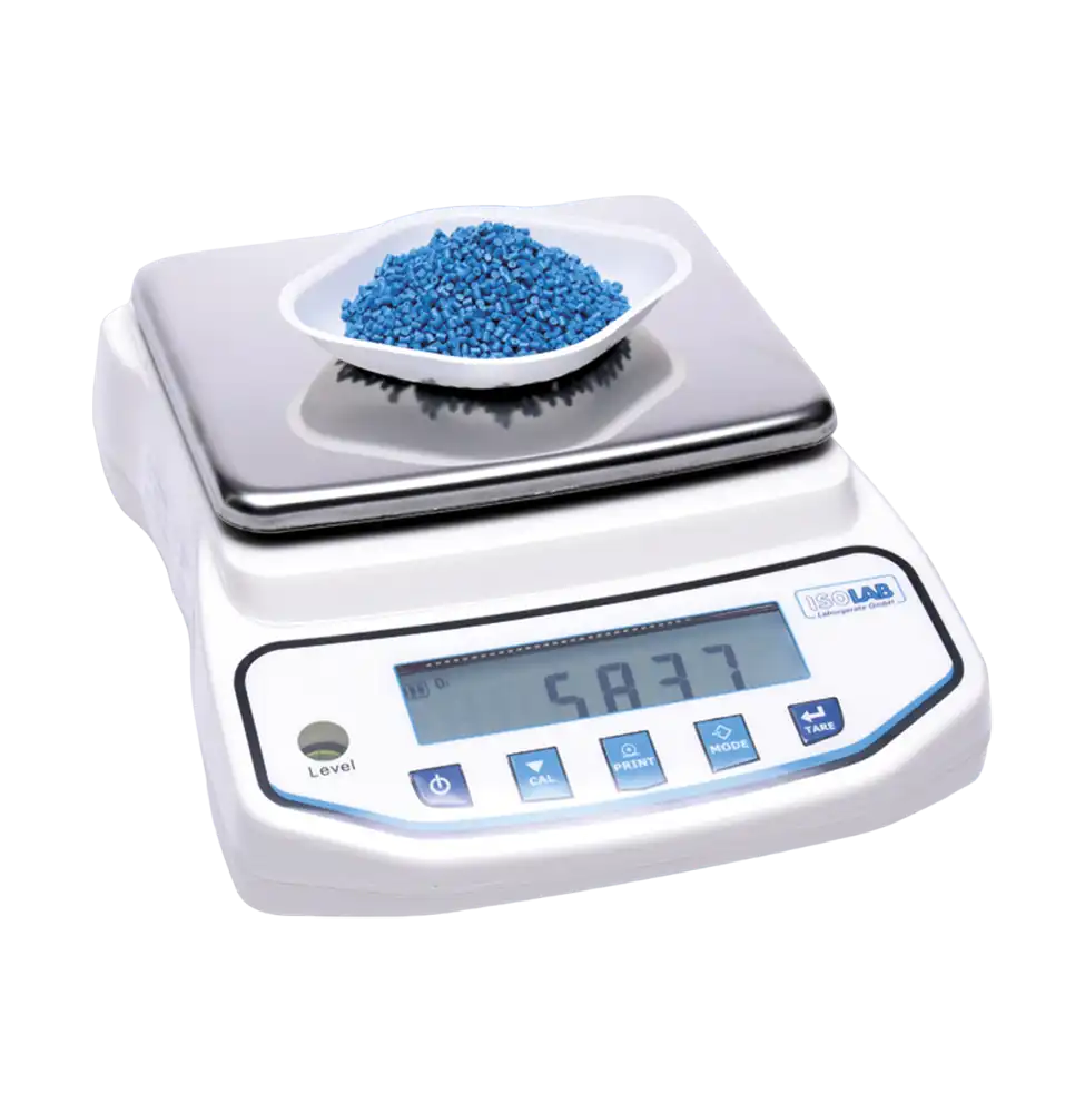 Precision Balance, LCD Display, 185 x 160 mm Pan Size, External Calibration, W/O Shield, 4200 gr Capacity, 0,01 gr Readability