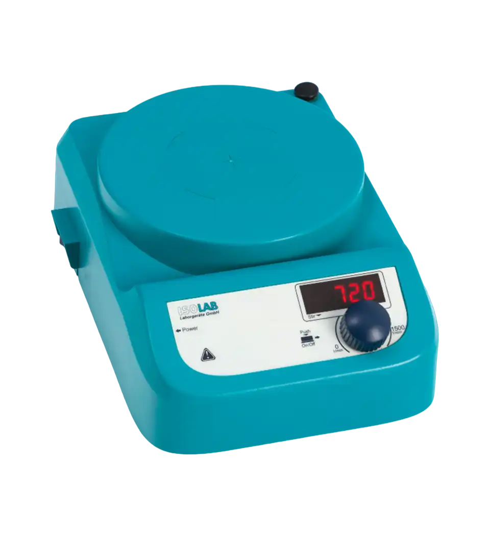 Magnetic Stirrer, W/O Hot Plate, 3 L Stirring Capacity, 100-1500 RPM, LED Display