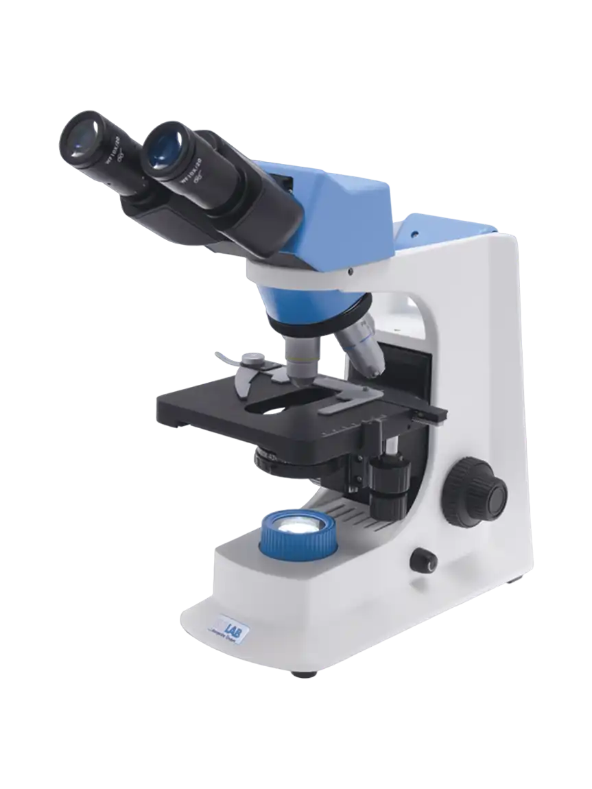 Mikroskop, Biyolojik, 30° Açılı ve 360° Dönebilen Binoküler Başlık, LED Işık Kaynağı, 10X Büyütme Faktörlü ve 20 mm Çaplı Mercek