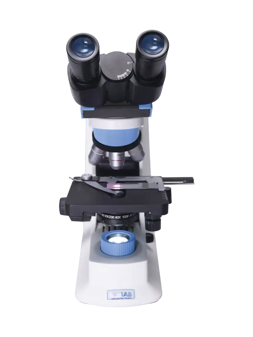 Mikroskop, Biyolojik, 30° Açılı ve 360° Dönebilen Binoküler Başlık, LED Işık Kaynağı, 10X Büyütme Faktörlü ve 20 mm Çaplı Mercek